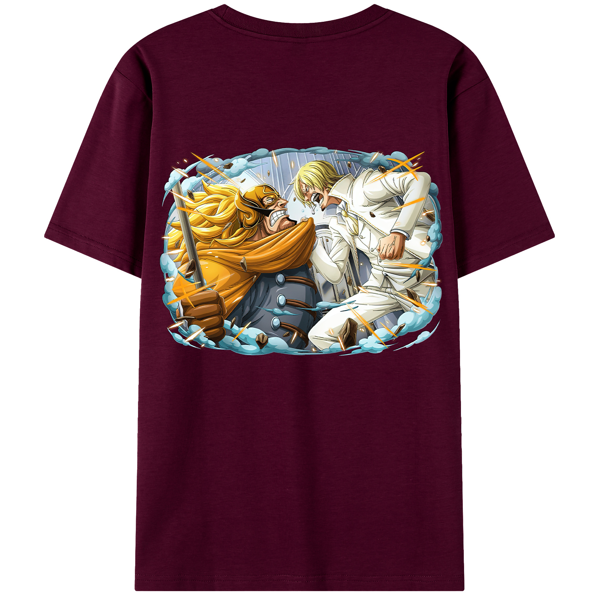 （画像用） ワンピース サンジ ONE PIECE Sanji レディース半袖Tシャツ(バックプリント)